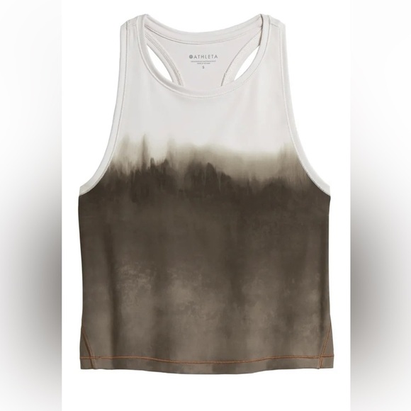Athleta Shanti Watercolor Stripe Crop Tank - Picture 4 of 7